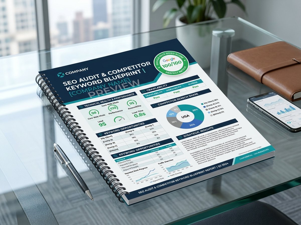 TheSEOServices4U Free SEO Audit Report Blueprint Preview